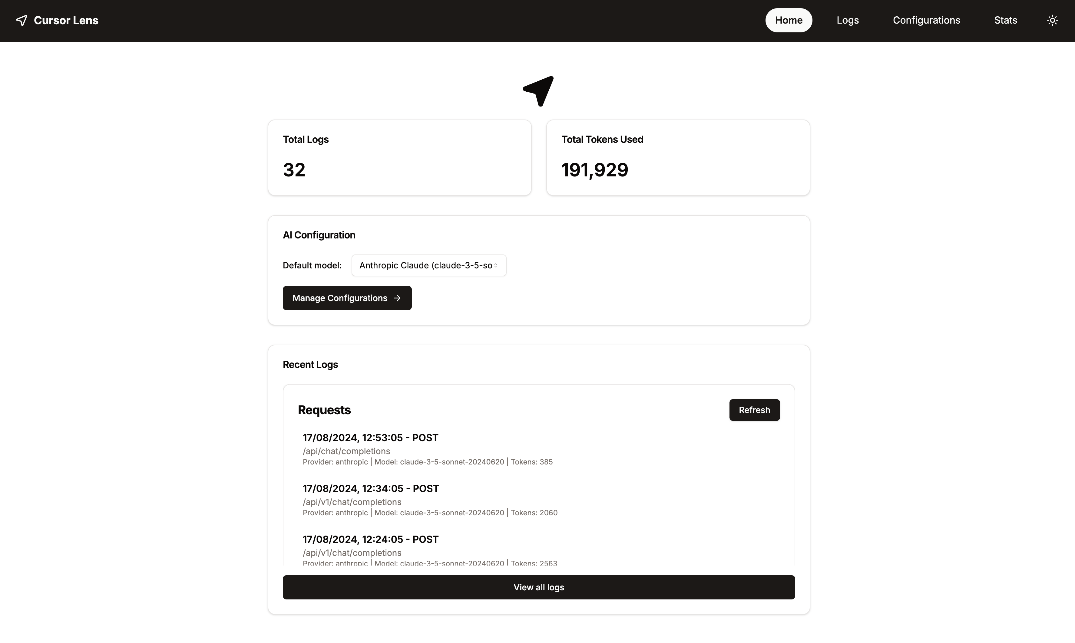 Dashboard Overview